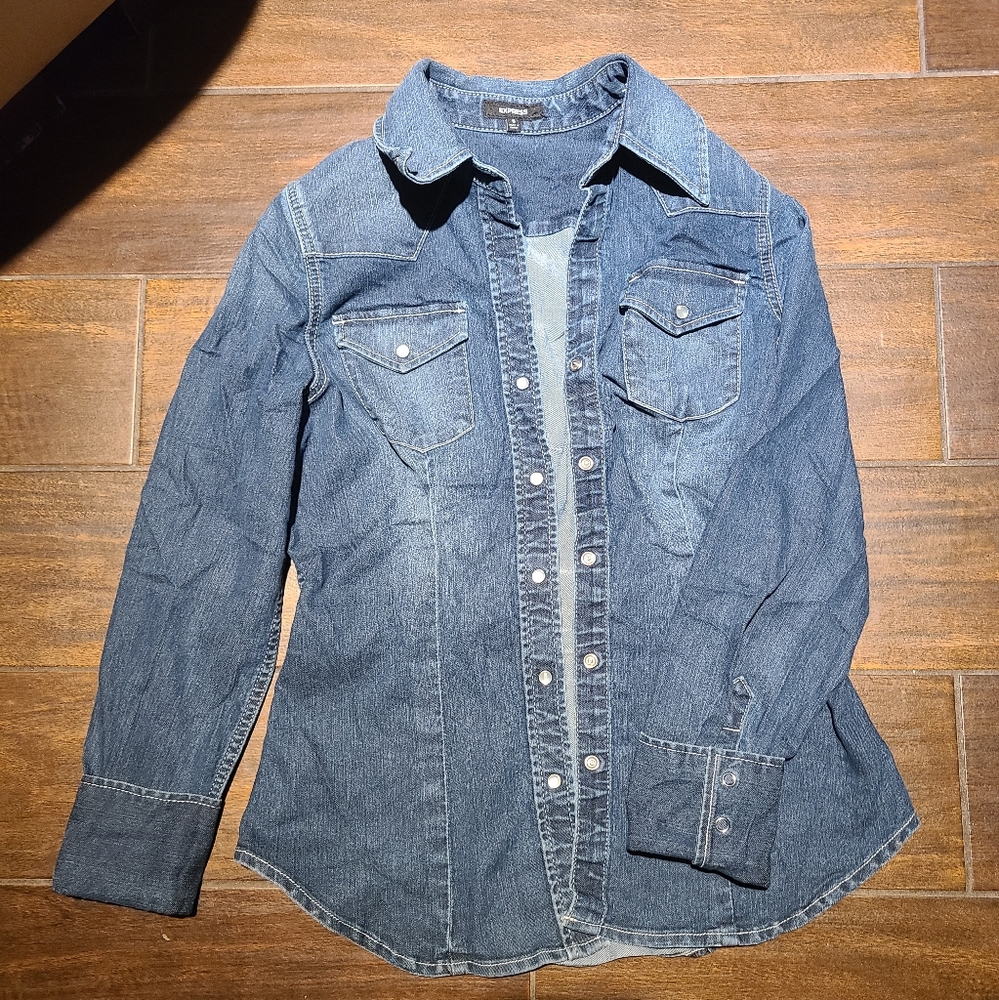 express blue jean jacket
